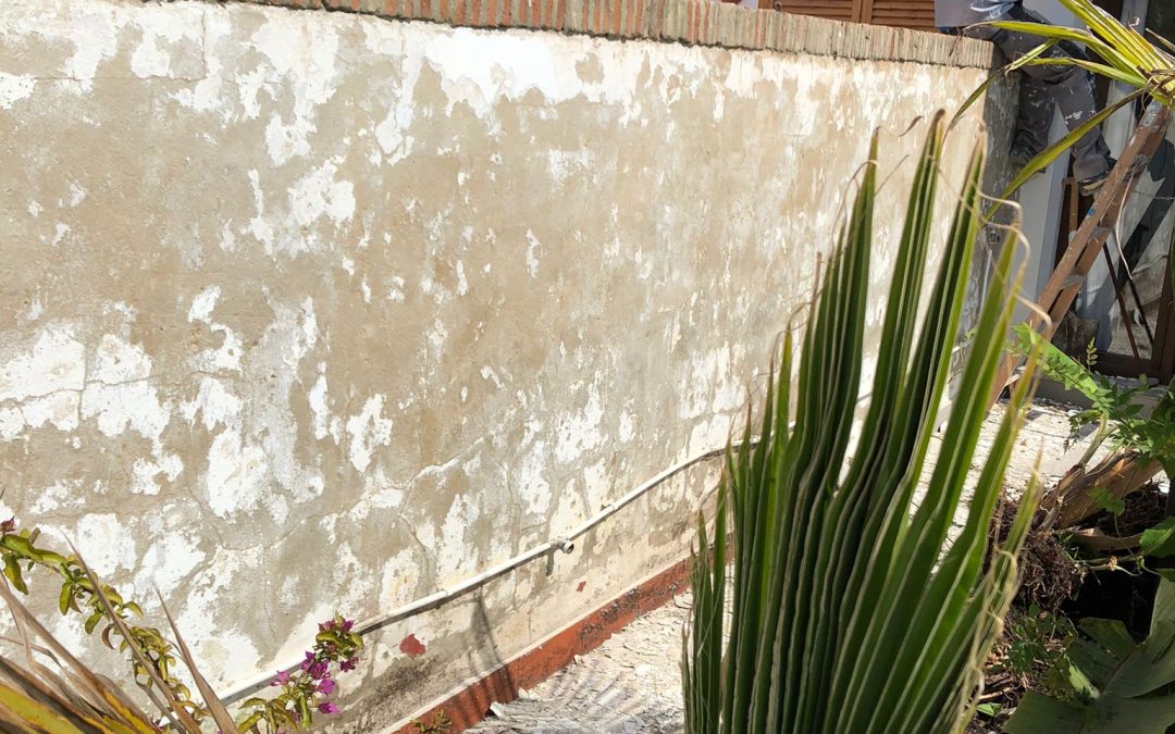 Pintado y rehabilitación de muros exteriores