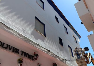 Trabajo realizado en edificio en el Paseo Marítimo de Sabinillas